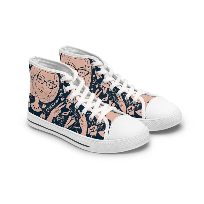 Not Now Not Ever Tattoo Gillard high top womens sneakers