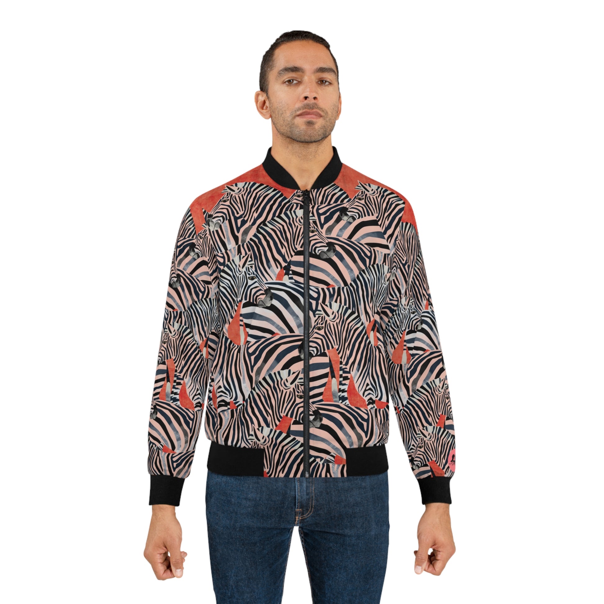 Party Zebra Men's Bomber Jacket