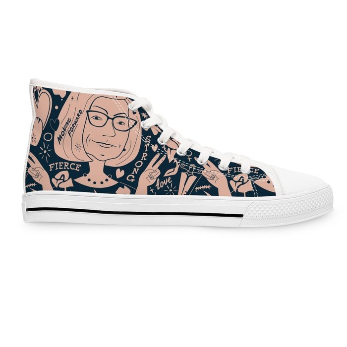 Not Now Not Ever Tattoo Gillard high top womens sneakers