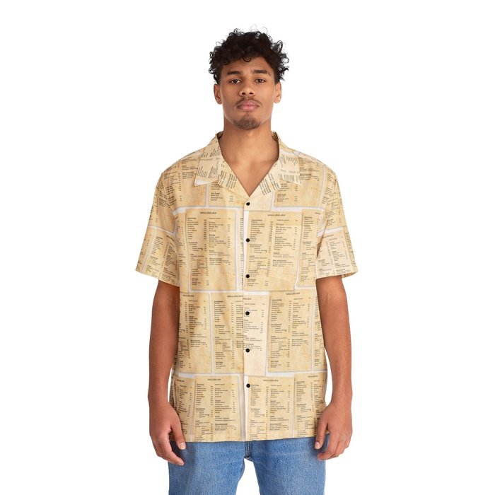 School Tuck Shop Men's Hawaiian Shirt