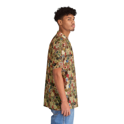 Hexagon Sampler Hawaiian Shirt