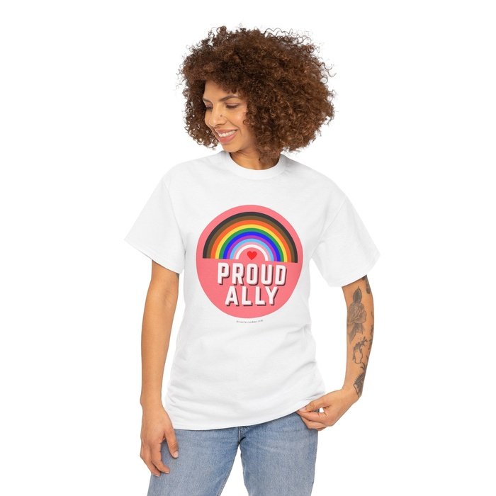 Proud Ally classic cotton t shirt
