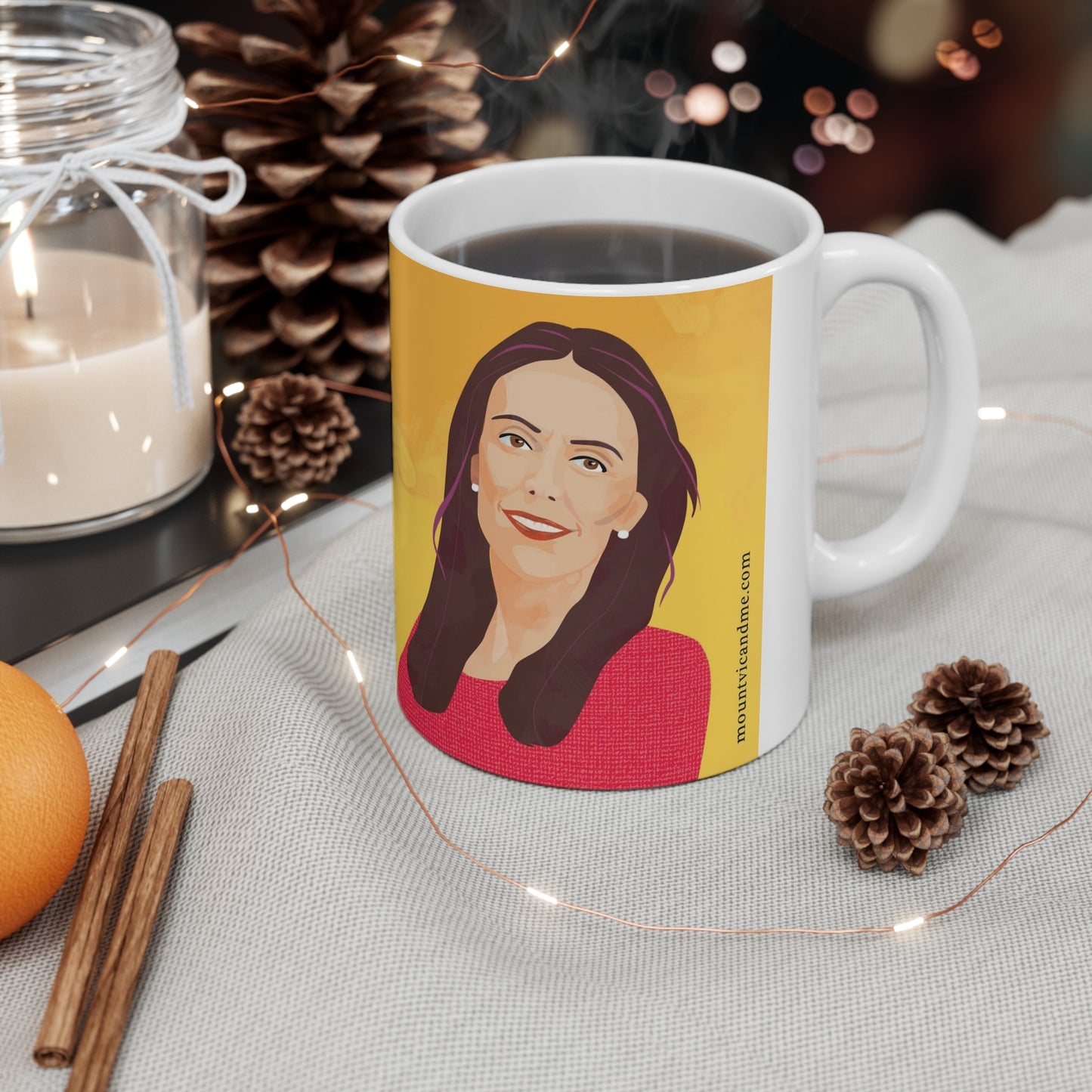 Jacinda portrait mug