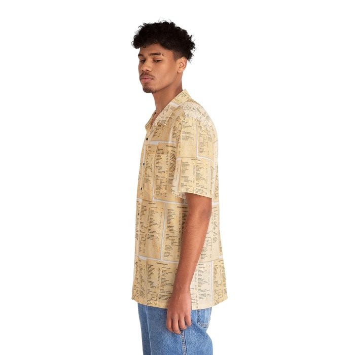 School Tuck Shop Men's Hawaiian Shirt