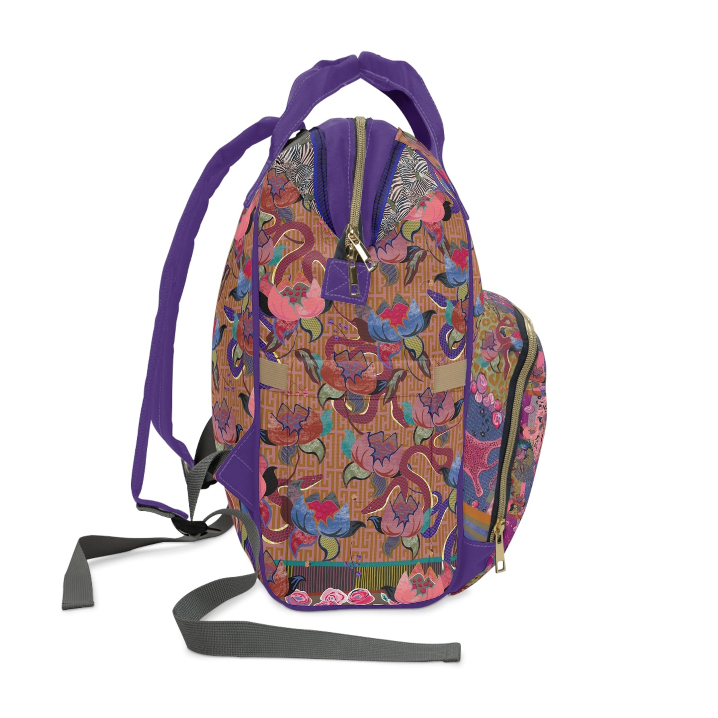 Opulent beasts boho backpack