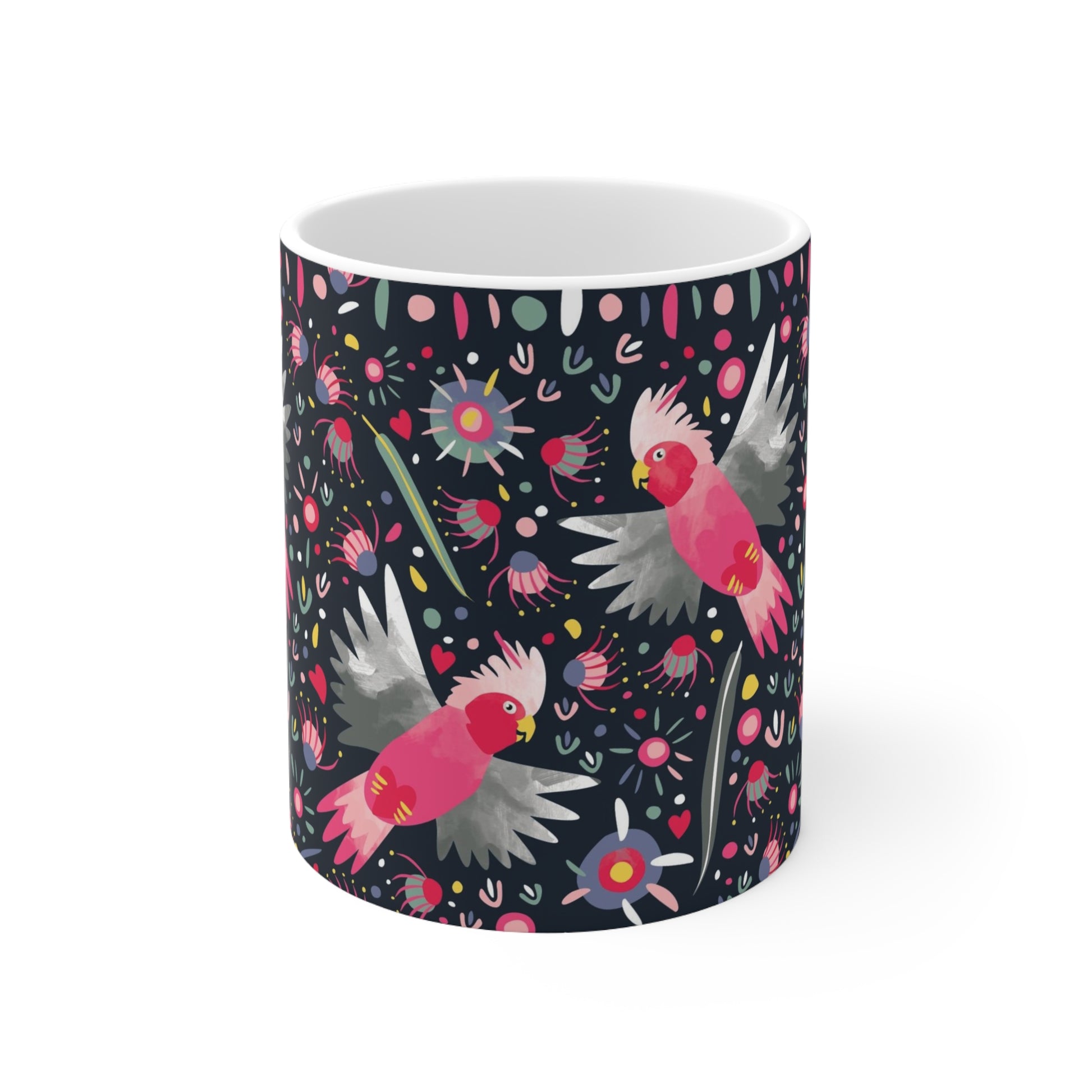 Galahs flying mug