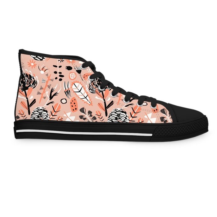 Australian Botanical high top womens canvas sneakers