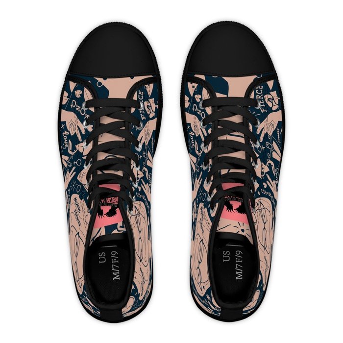 Not Now Not Ever Tattoo Gillard high top womens sneakers