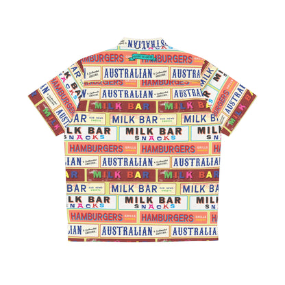 Aussie Milk Bar Signs Hawaiian Shirt