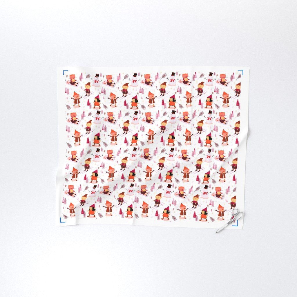Fabric : Vintage Christmas in the Snow