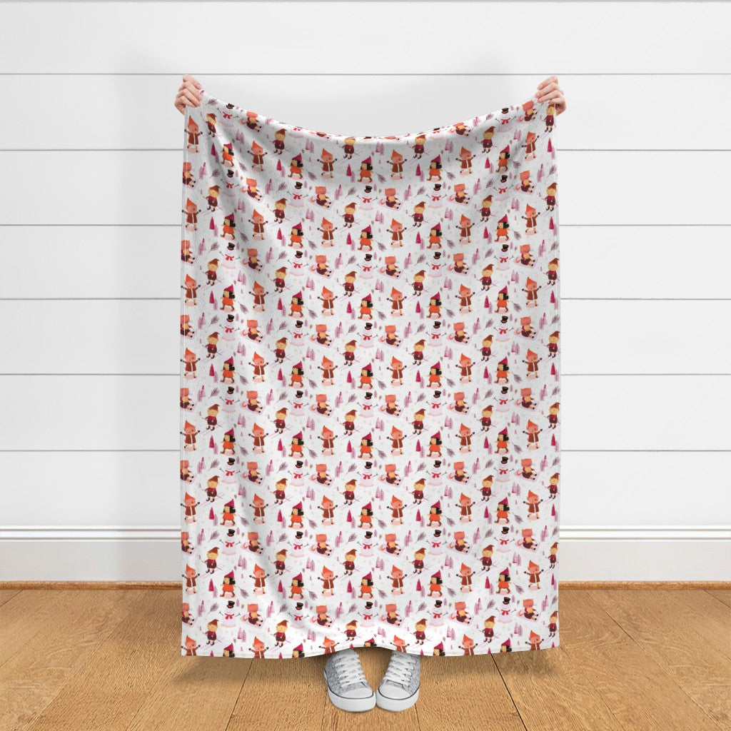 Fabric : Vintage Christmas in the Snow