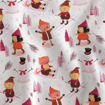 Fabric : Vintage Christmas in the Snow