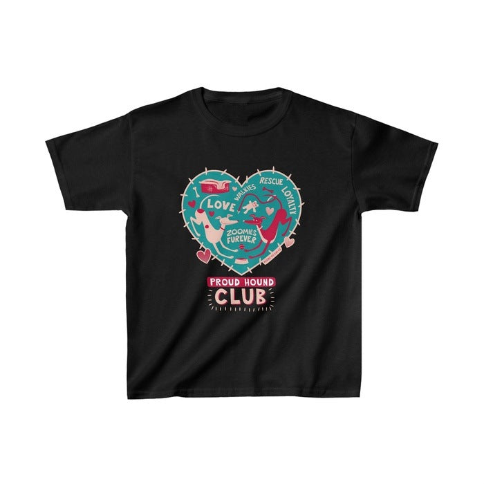 Proud Hound Club classic kids t shirt