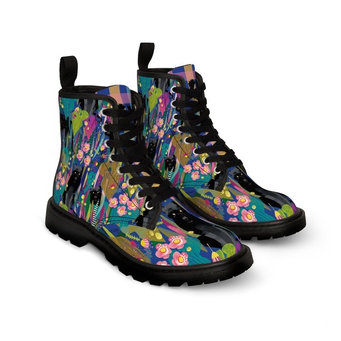 Lithgow Panther womens canvas boots