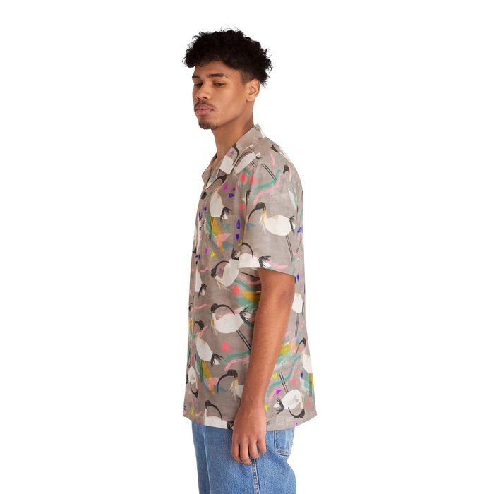 Retro Ibis Hawaiian Shirt