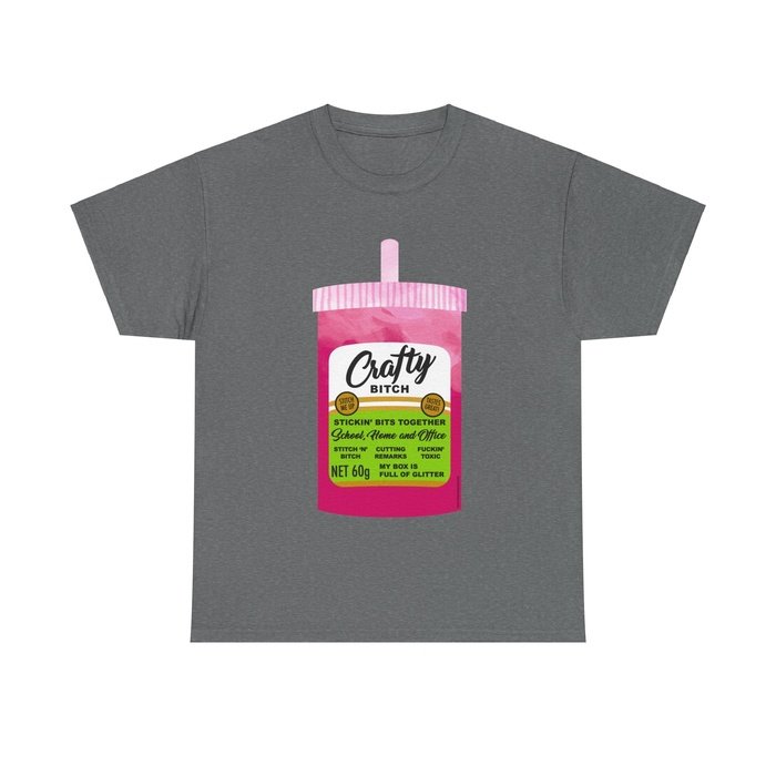 Crafty Bitch classic cotton t shirt