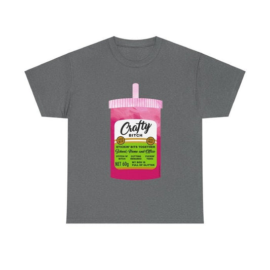 Crafty Bitch classic cotton t shirt