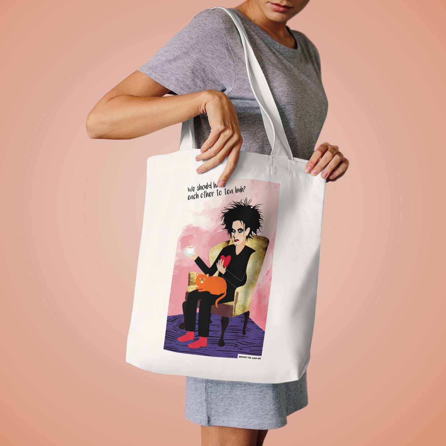 Love Cats Cotton Tote Bag