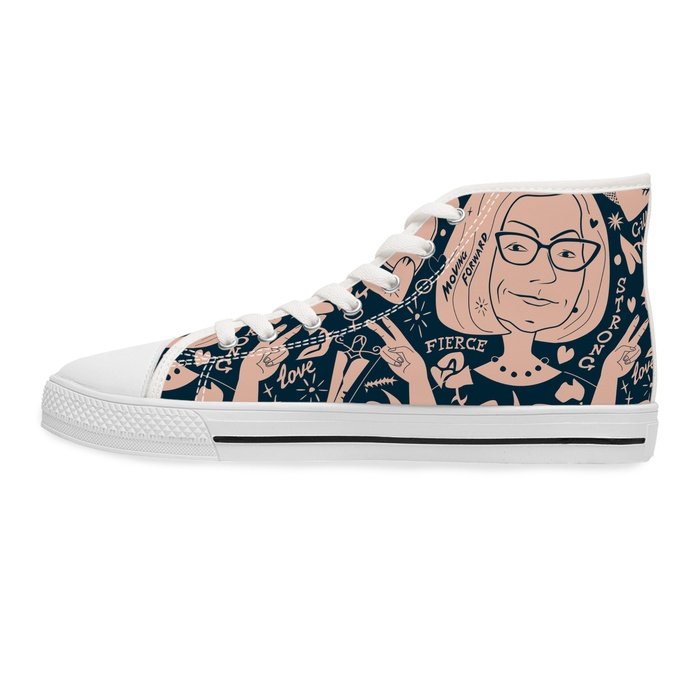 Not Now Not Ever Tattoo Gillard high top womens sneakers