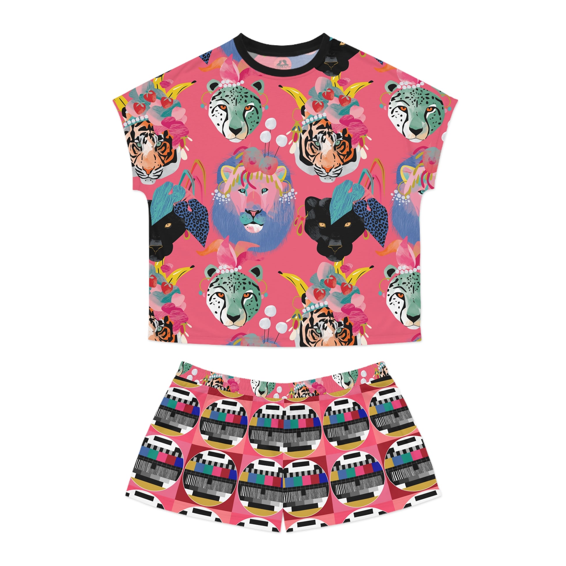 No signal vs Acapulco Cats Pajama set