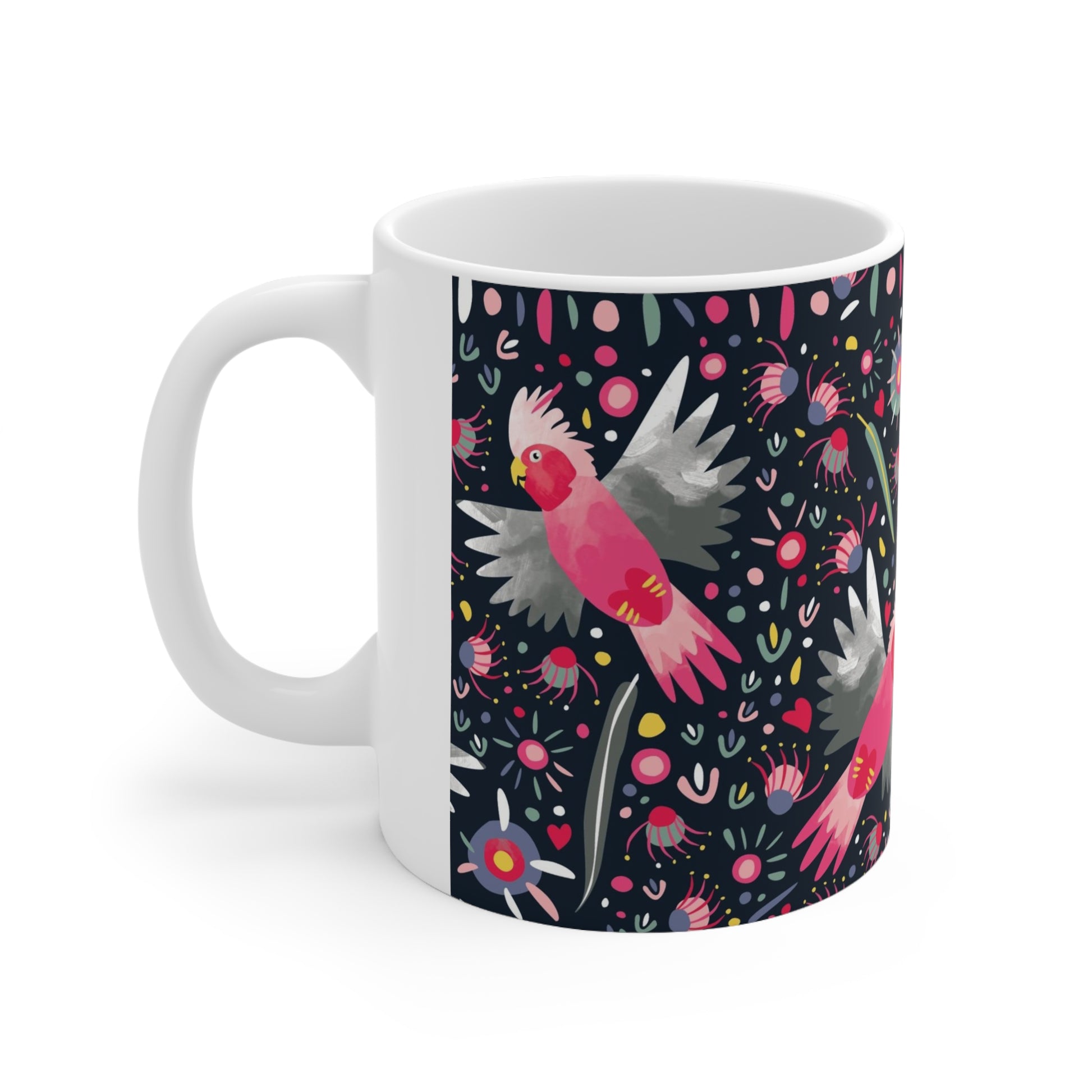 Galahs flying mug