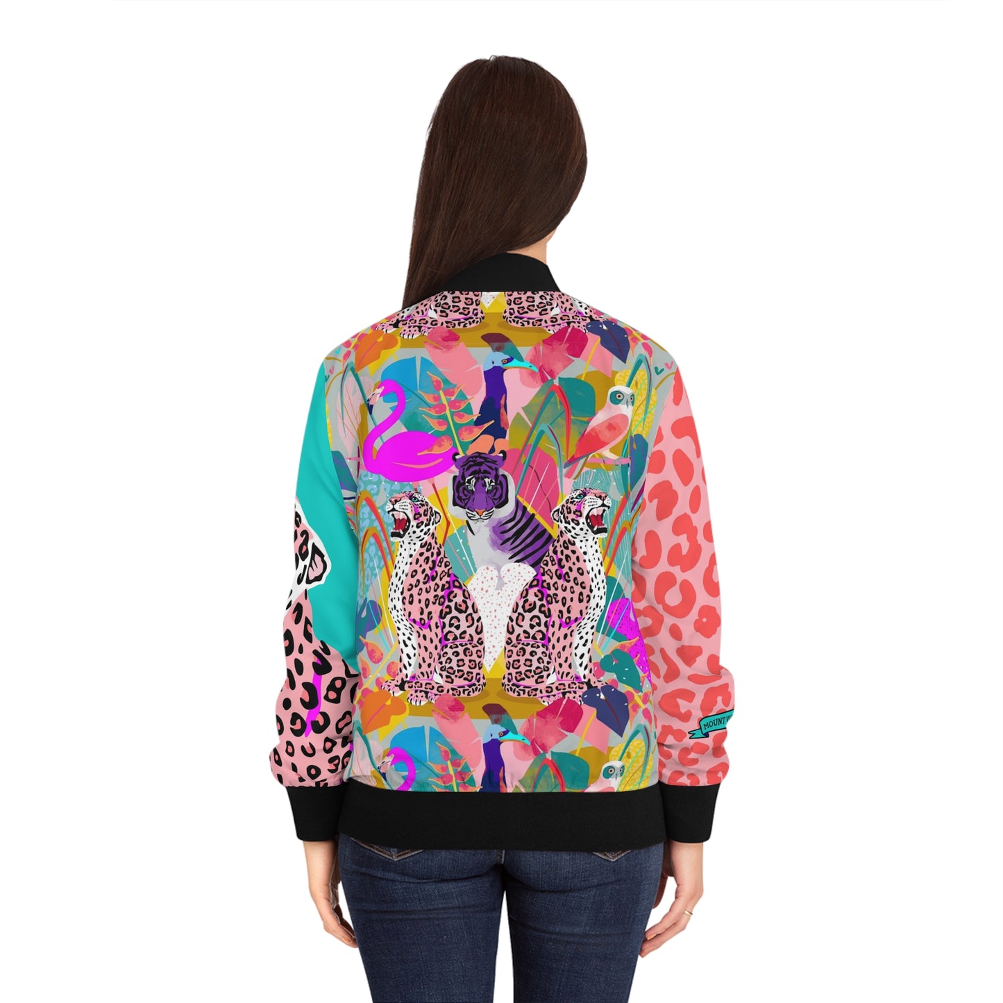 Pretty Kitty Leopard Women's Bomber Jacket