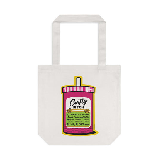 Crafty B$tch Cotton Tote Bag