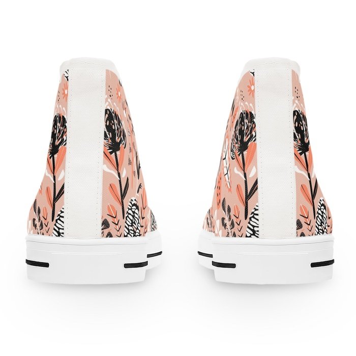 Australian Botanical high top womens canvas sneakers