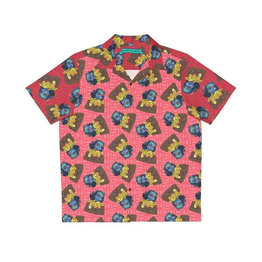 Blue cat Hawaiian Shirt