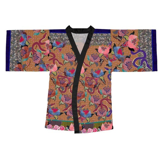 Opulent Snake kimono robe