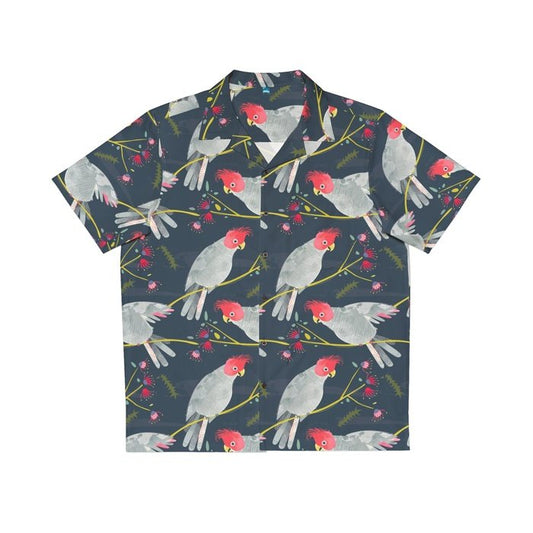 Gang Gang Cockatoo navy Men's Hawaiian Shirt