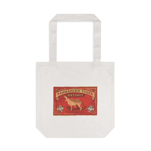 Tasmanian Tiger Cotton Tote Bag