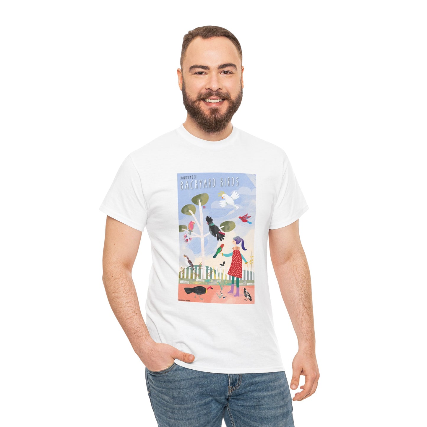 Backyard Birds classic cotton t shirt