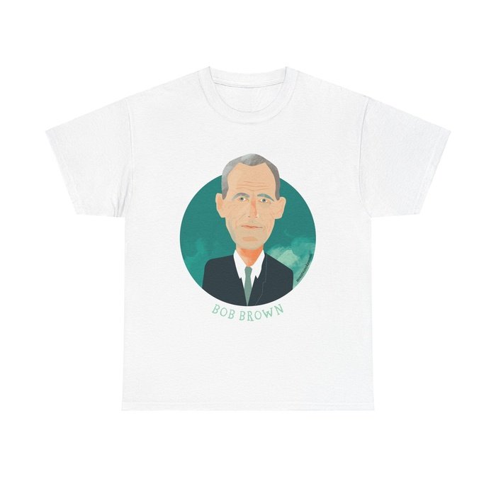 Bob Brown Greens classic cotton t shirt