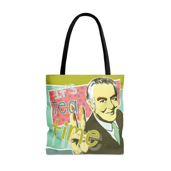 It's Tea Time - retro Whitlam tote bag