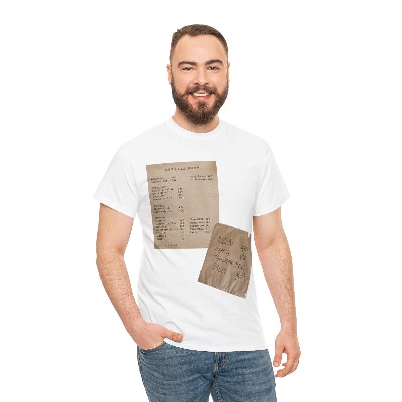 Canteen Menu classic cotton t shirt