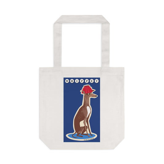 Whippet Cotton Tote Bag