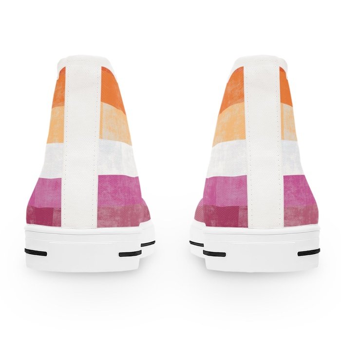 Lesbian high top womens canvas sneakers