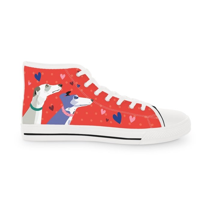 Greyhound Love high top mens sneakers