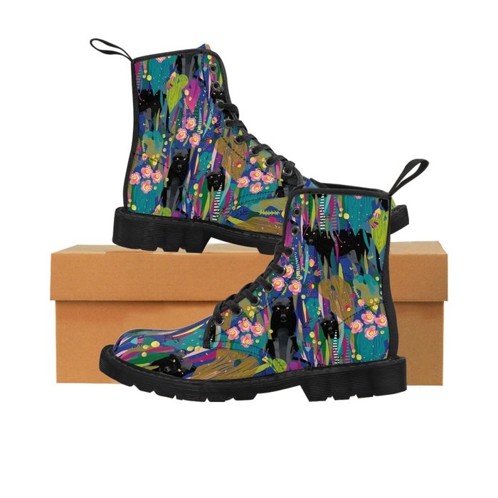 Lithgow Panther womens canvas boots
