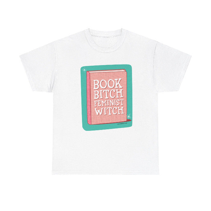 Book B#tch Feminist Witch t shirt