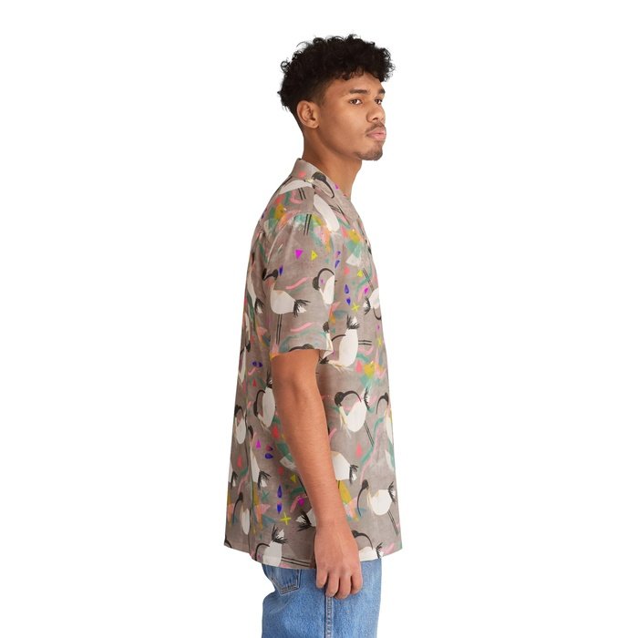 Retro Ibis Hawaiian Shirt