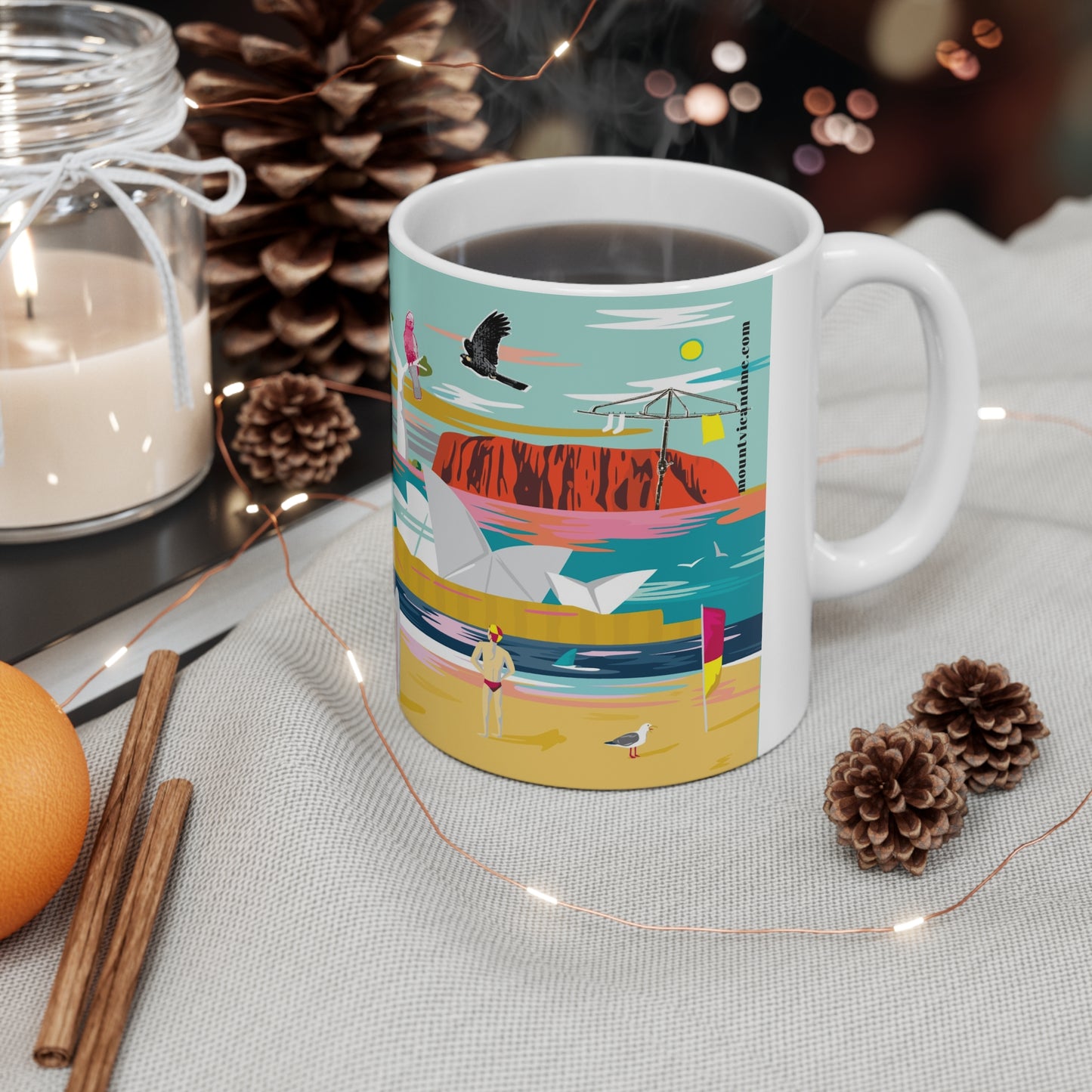 Australiana Paint by Numbers mug