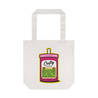 Crafty Bastard Cotton Tote Bag
