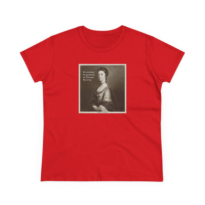 We overthrow the patriarchy on Thursday semi-fit t shirt