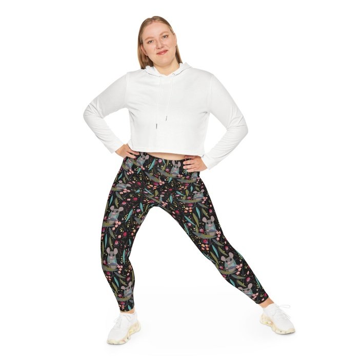 Curvy Eastern Pygmy Possum Leggings 2xl-6xl