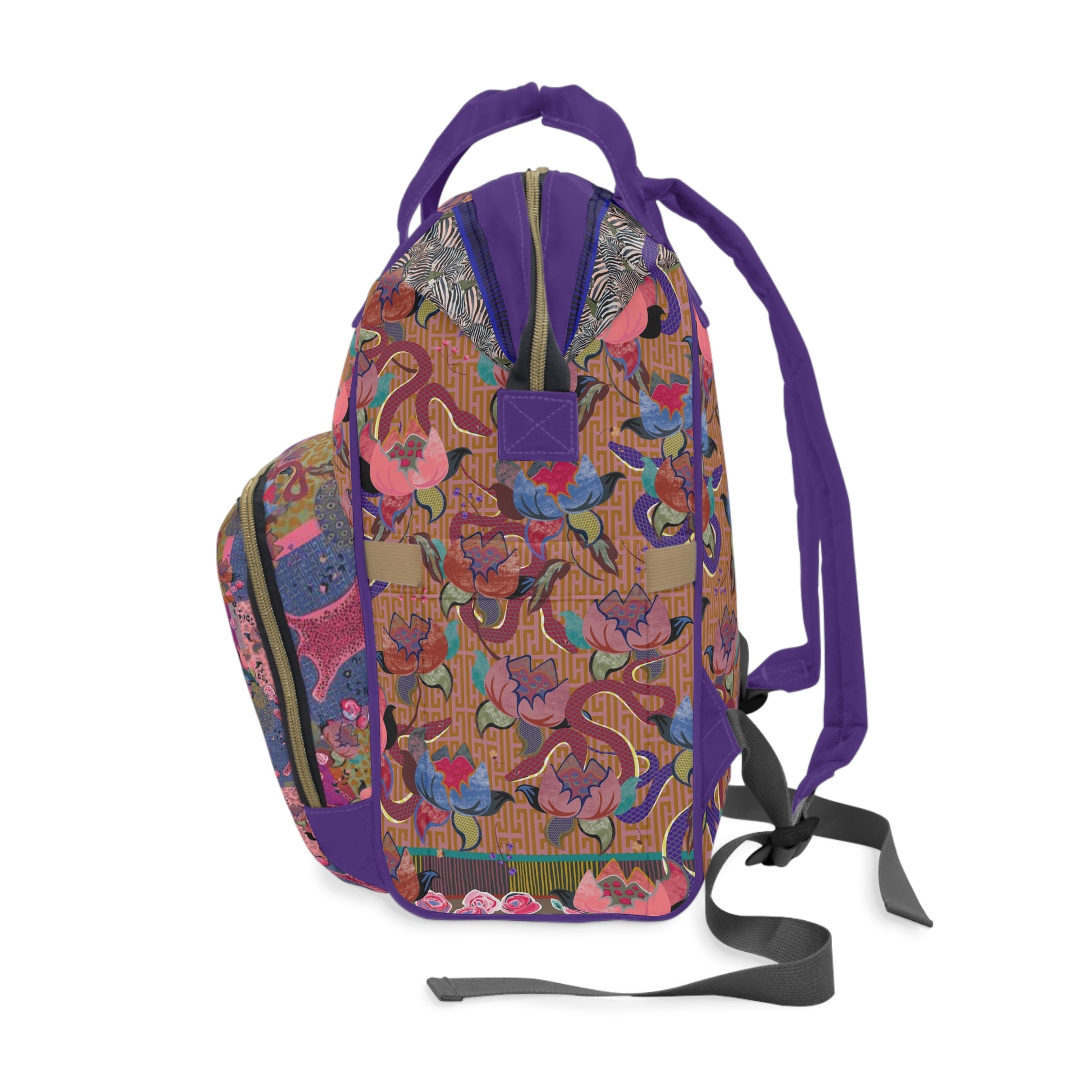 Opulent beasts boho backpack