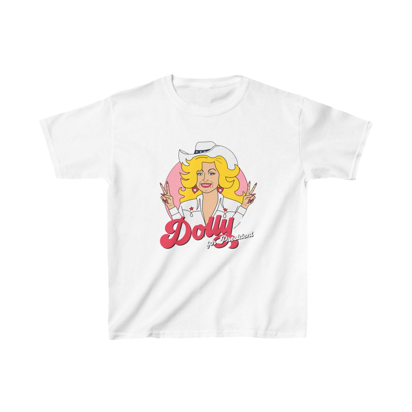 Dolly for President kids classic t shirt