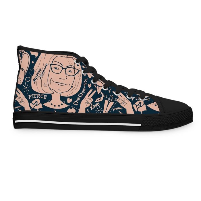 Not Now Not Ever Tattoo Gillard high top womens sneakers