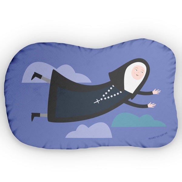 Flying Nun shaped cushion